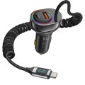 Tẩu sạc ô tô sạc nhanh có cổng PD và USB