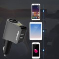 Tẩu sạc 3 cổng usb và 1 cổng tẩu