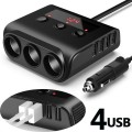 Bộ chia 3 tẩu, 4 cổng usb thông minh trên ô tô