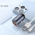 Tẩu sạc nhanh 1 cổng USB và 1 PD nhỏ gọn 