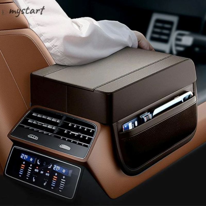 Đệm tỳ cao cấp có túi đựng 2 bên cho ô tô 