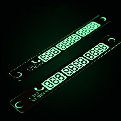 Bảng số điện thoại ô tô dạ quang 