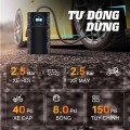 Máy bơm không dây tự ngắt dành cho ô tô, xe máy BA1154