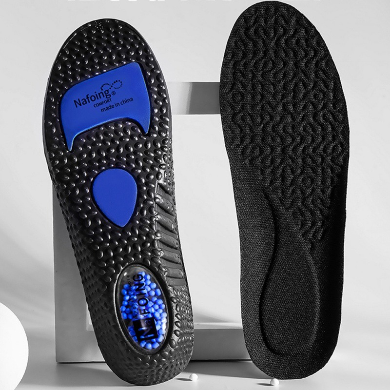 Miếng lót giày mát xa chân bằng cao su non mềm mại thoáng khí - Set 2 đôi BA1187