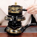 Bộ ấm chén cối xay gốm sứ tử sa cao cấp 12 chi tiết BA1186