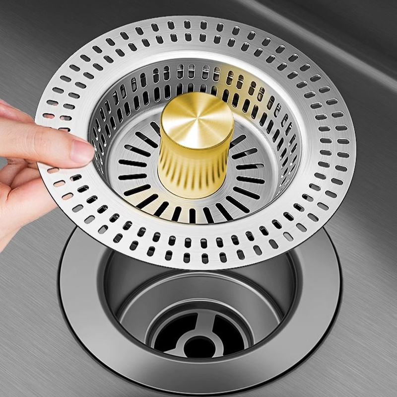 Bộ lọc rác bồn rửa bát inox ngăn mùi hôi, côn trùng BA1190