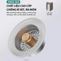 Bộ lọc rác bồn rửa bát inox ngăn mùi hôi, côn trùng BA1190, Bản lưới tràn viền