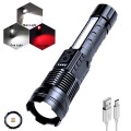 Đèn pin siêu sáng cầm tay chiếu xa 500m chất liệu hợp kim chắc chắn BA1216