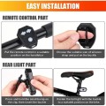 Đèn hậu xe đạp chống nước cực tốt, cảnh báo đi xe vào ban đêm BA1219