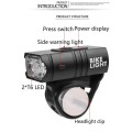 Đèn led xe đạp 6 chế độ sạc USB sử dụng ban đêm hiệu quả BA1220, Loại ngắn