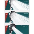 Vòi sen tăng áp vòi nước xả mạnh, có nút bấm chuyển đổi 3 chế độ BA1253, Vòi hoa sen không dây