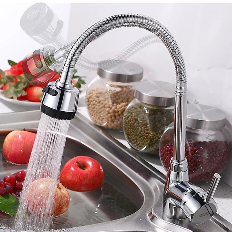 Vòi rửa bát dây xoắn 2 chế độ nước chuyên dụng BA1145