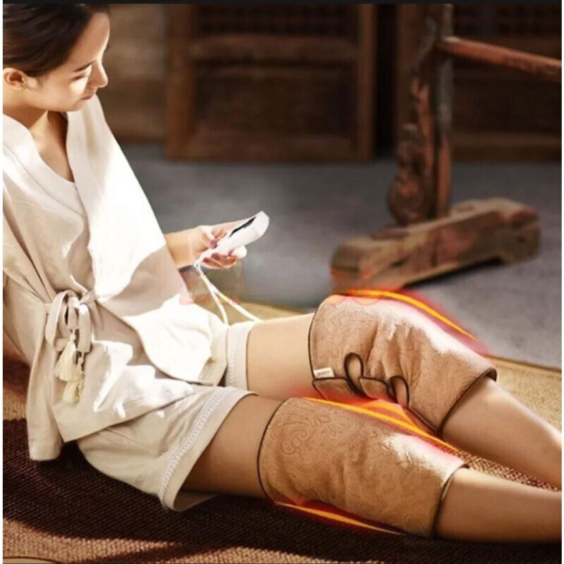 Đai chườm nóng khớp gối ngải cứu giảm đau nhức, mệt mỏi BA1173