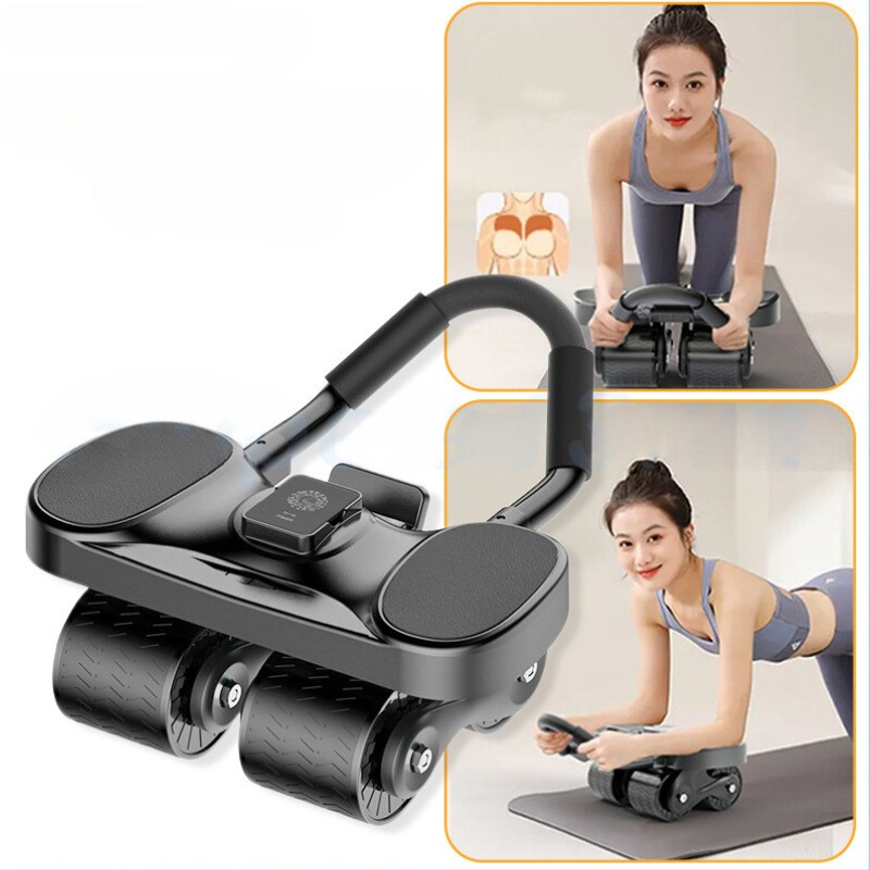 Con lăn cơ bụng có trợ lực 4 bánh chuyên dụng BA1175