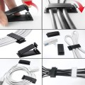 Combo 10 kẹp dây điện gắn tường bản lớn có chốt BA1259, Màu đen 
