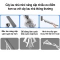 Cây lau cầm tay tự vắt thông minh gấp gọn dài 38-49cm BA1268