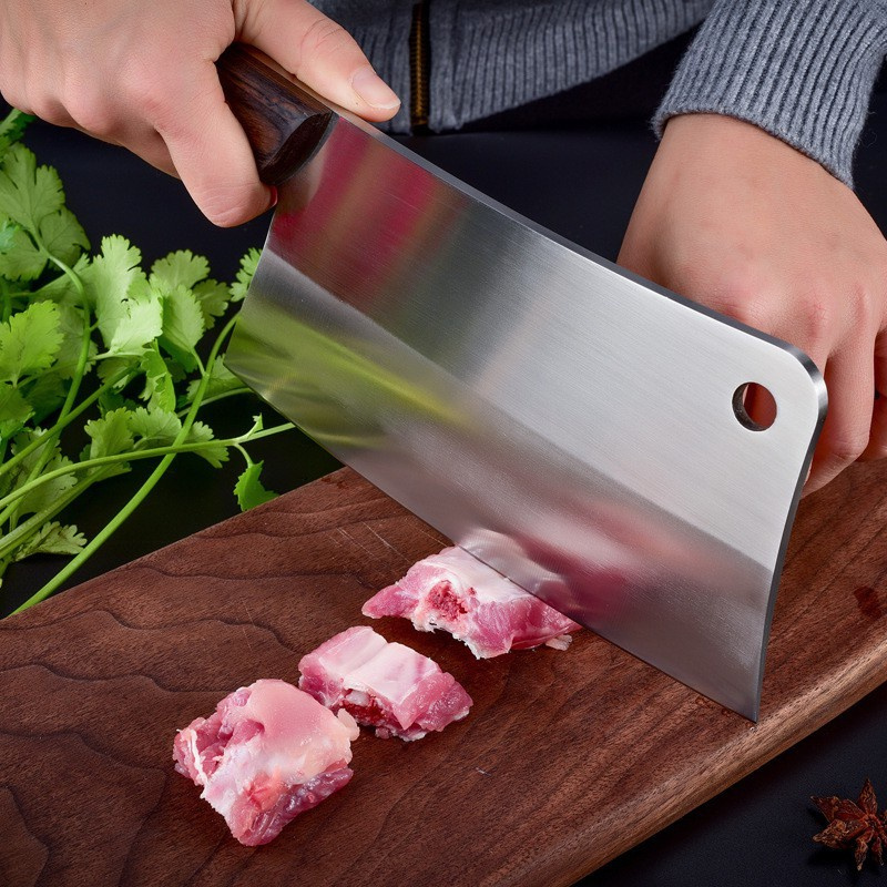 Dao chặt xương cán gỗ chắc chắn, chặt các loại xương cứng BA1280