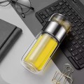 Bình pha trà thuỷ tinh 2 lớp cao cấp có lõi lọc BA1263