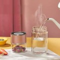 Bình pha trà thuỷ tinh 2 lớp cao cấp có lõi lọc BA1263