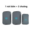 Chuông cửa không dây khoảng cách xa, chống nước cực tốt BA1286, 1 Nút + 1 Chuông
