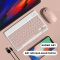 Bàn phím bluetooth không dây 10 inch cho điện thoại BA1288, Màu hồng 