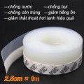 Ron dán chân cửa tiện lợi giúp chống bụi, ngăn côn trùng T148, Loại 2.5cmx1m