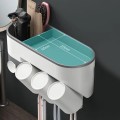 Kệ để đồ nhà tắm dán tường kèm cốc thông minh N237