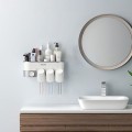 Kệ để đồ nhà tắm dán tường kèm cốc thông minh N237