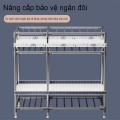 Tủ quần áo tủ vải khung thép titan cao cấp BA1289, Màu hồng baby - Loại 3 buồng ( 165*45*170cm )