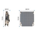 Giường ngủ đơn gấp gọn tiện dụng BA1292