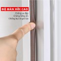 Ron dán khe cửa chống va đập, chống ồn, chống bụi N305, Màu nâu - Loại 5m