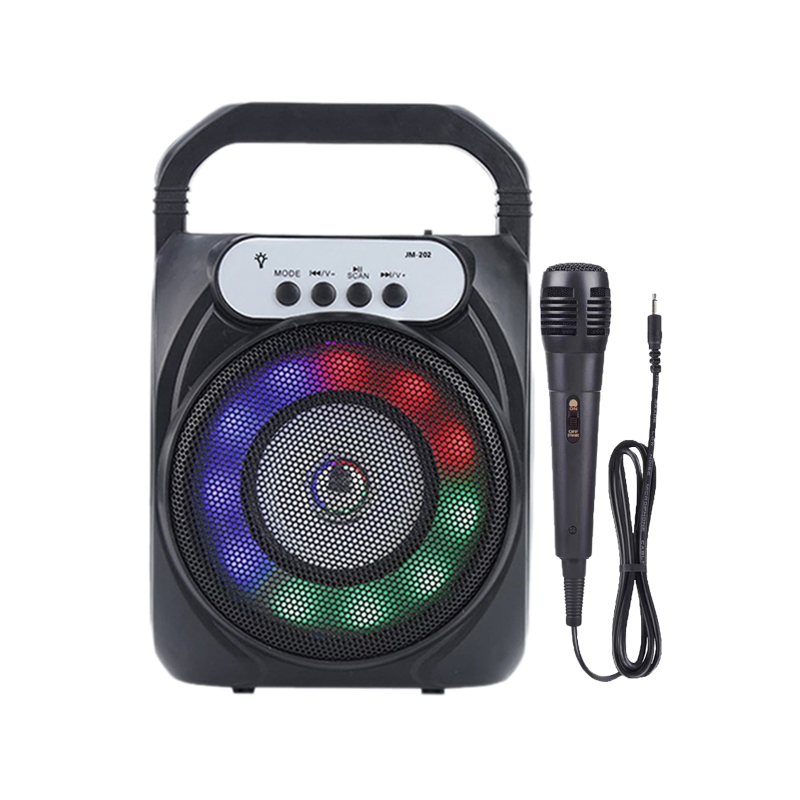 Loa kéo mini kết nối bluetooth âm thanh sống động tặng kèm mic hát V113