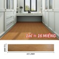 Miếng nhựa lót sàn giả vân gỗ AIODIY sang trọng BA1304, Nâu sáng - 457.2 x 152.4 mm