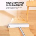 Miếng nhựa lót sàn giả vân gỗ AIODIY sang trọng BA1304, Nâu sáng - 457.2 x 152.4 mm