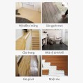 Miếng nhựa lót sàn giả vân gỗ AIODIY sang trọng BA1304, Nâu sáng - 457.2 x 152.4 mm