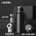 Bình giữ nhiệt 48h hiển thị nhiệt độ kèm lõi lọc BA1317, 800ml