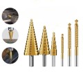Bộ 6 chi tiết mũi khoan thép đa năng mạ titan siêu bền BA1297