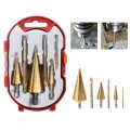 Bộ 6 chi tiết mũi khoan thép đa năng mạ titan siêu bền BA1297