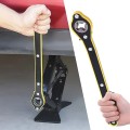 Combo tay cầm + kích chữ A kích lốp, gầm ô tô xoay 360 độ BA1118, Loại 1 tấn