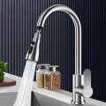 Vòi rửa bát rút dây nóng lạnh nút đôi BA1308