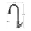 Vòi rửa bát rút dây nóng lạnh nút đôi BA1308