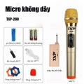 Bộ micro karaoke không dây tiện lợi, âm thanh cực tốt BA1328, TP-288（1 MICRO)