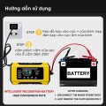 Sạc bình ắc quy 12V/6A tự ngắt khi đầy BA1326