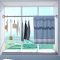 Thanh treo đa năng chịu tải lớn, chất liệu không gỉ, siêu bền BA1329, Size 35-50 Cm