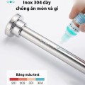 Thanh treo đa năng chịu tải lớn, chất liệu không gỉ, siêu bền BA1329, Size 35-50 Cm