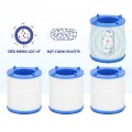Bộ lọc nước, đầu vòi lọc nước thiết kế xoay 360 độ loại bỏ cặn bẩn BA1348, Đầu lọc ngắn 7cm