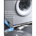 Chân kê tủ lạnh, máy giặt điều chỉnh chiều cao có bánh xe BA1370