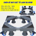 Chân kê tủ lạnh, máy giặt điều chỉnh chiều cao có bánh xe BA1370