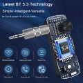 Thiết bị nhận tín hiệu bluetooth 5.3 T66 có giắc cắm 3.5mm BA1382