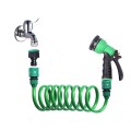 Bộ vòi xịt dây lò xo tưới cây, rửa xe đa năng 7 chế độ BA1386, Bộ 5 mét đầy đủ 